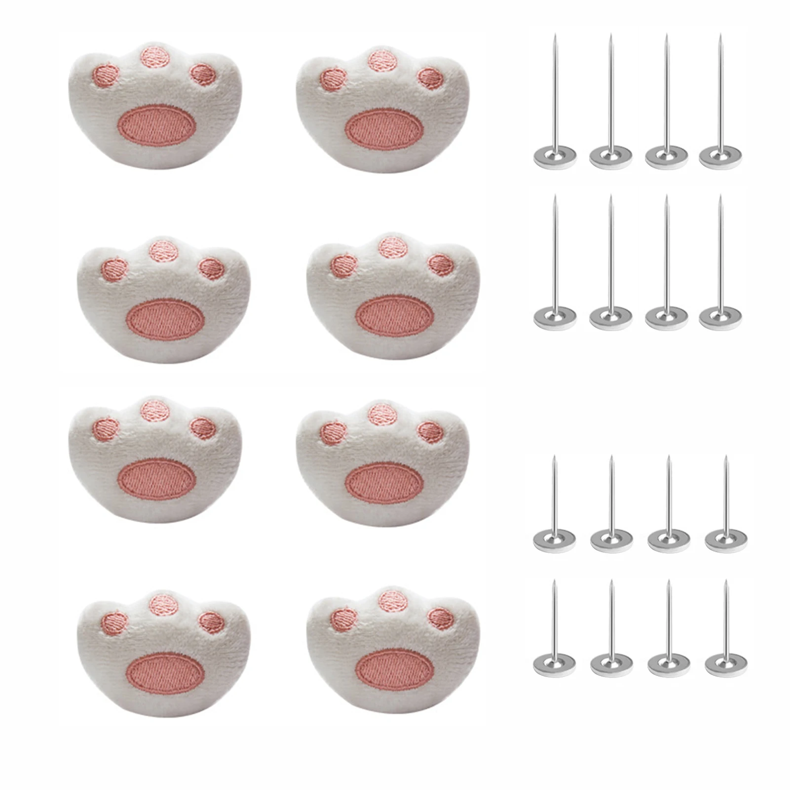 8 шт., антискользящие фиксирующие зажимы с булавками
8 шт., антискользящие фиксирующие зажимы с булавками