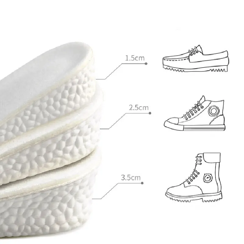 Movement Insoles Elastic Breathable Shock Insoles Absorption Soft Increased Motion Damping Shoes Pads 1.5-3.5cm Insoles
Movement Insoles Elastic Breathable Shock Insoles Absorption Soft Increased Motion Damping Shoes Pads 1.5-3.5cm Insoles