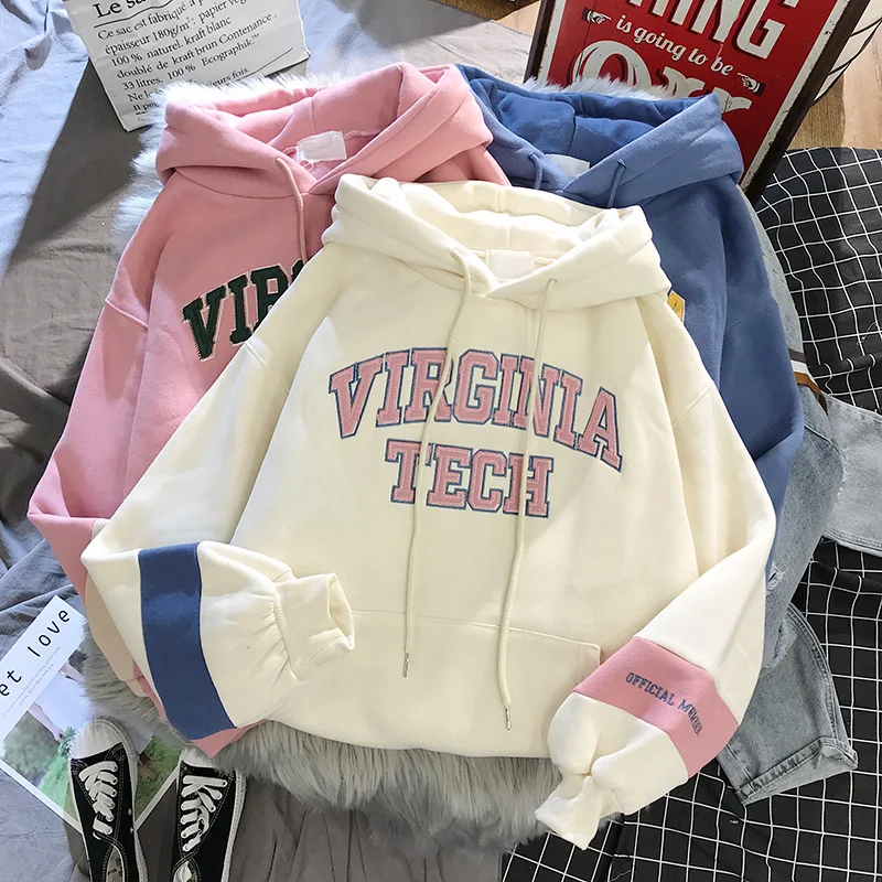 High Quality oversized Sweatshirt women's clothes tops Hoodies Harajuku Warm Pullover Coat Drawstring Pink Womens Korean style
High Quality oversized Sweatshirt women's clothes tops Hoodies Harajuku Warm Pullover Coat Drawstring Pink Womens Korean style