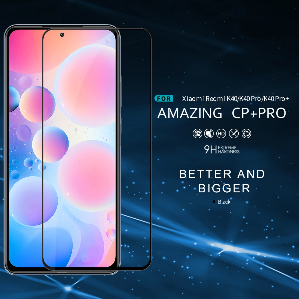 NILLKIN Redmi K40 Glass Screen Protector Redmi K40 Pro Glass CP+ 9H for Xiaomi Redmi K40 Pro+ Plus Tempered Glass Protector
NILLKIN Redmi K40 Glass Screen Protector Redmi K40 Pro Glass CP+ 9H for Xiaomi Redmi K40 Pro+ Plus Tempered Glass Protector