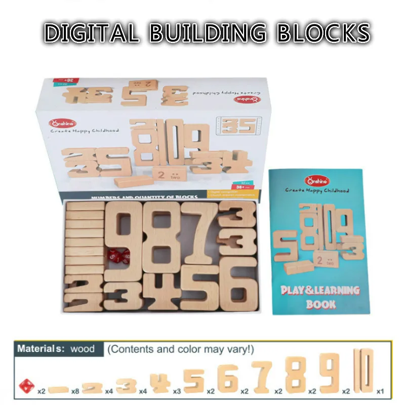 Number Building Blocks Wooden Math Digital Toys Baby Balance Block Toy Montessori Educational Natural Wood Math Toys For Kids
Number Building Blocks Wooden Math Digital Toys Baby Balance Block Toy Montessori Educational Natural Wood Math Toys For Kids