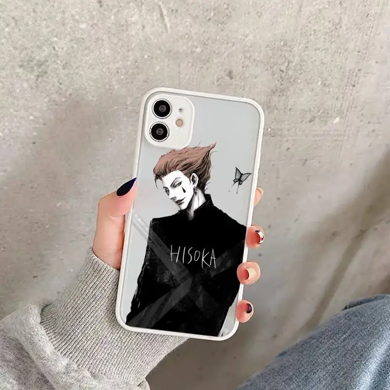 Hisoka Anime Hunter X hunter Phone Case Matte Transparent for iPhone 11 12 7 8 s mini pro X XS XR MAX Plus funda
Hisoka Anime Hunter X hunter Phone Case Matte Transparent for iPhone 11 12 7 8 s mini pro X XS XR MAX Plus funda