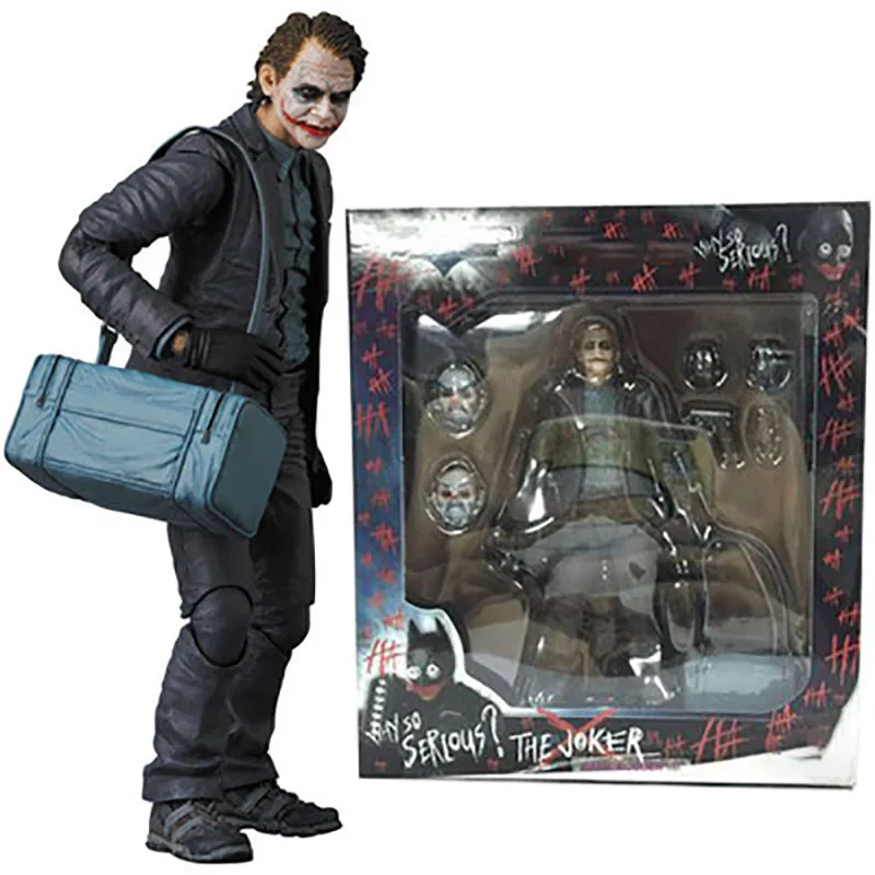7'' Robber Joker Heath Ledger Figure Model 18cm Action Body Doll for Fans Gift Collection
7'' Robber Joker Heath Ledger Figure Model 18cm Action Body Doll for Fans Gift Collection
