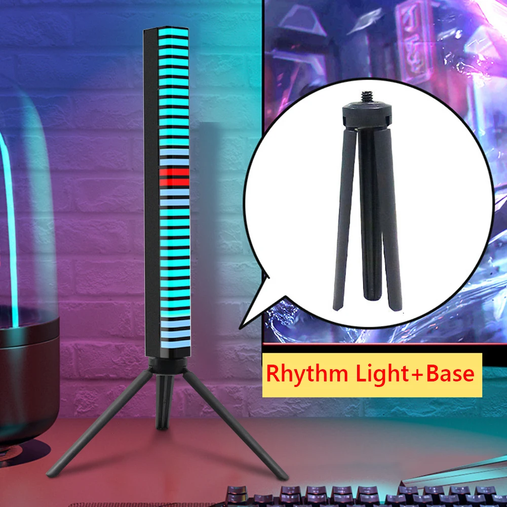 D10 USB управление через приложение 3D RGB трубка 32 светодиода звукосниматель с