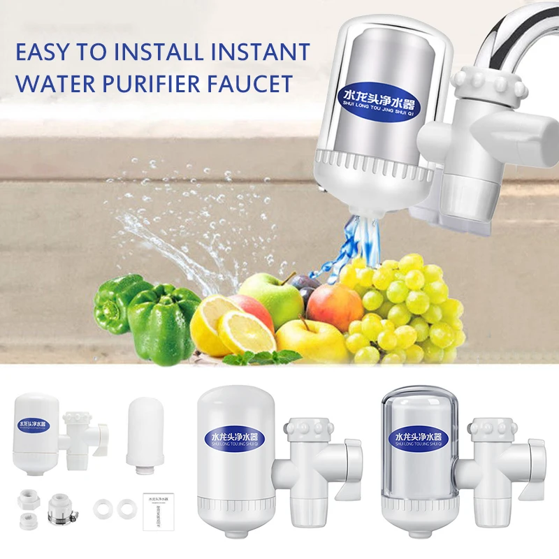 Faucet Water Filter Kitchen Sink Bathroom Shower Head Mount Filtration Tap Purifier Steel Shower Head Water Saving Purifier
Faucet Water Filter Kitchen Sink Bathroom Shower Head Mount Filtration Tap Purifier Steel Shower Head Water Saving Purifier