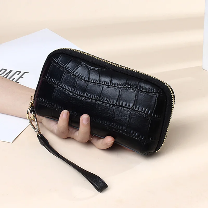 Girls Genuine Leather Long Design Zipper Clutches Bags Handbags Purses Wallets Gifts for New Year Christmas
Girls Genuine Leather Long Design Zipper Clutches Bags Handbags Purses Wallets Gifts for New Year Christmas
