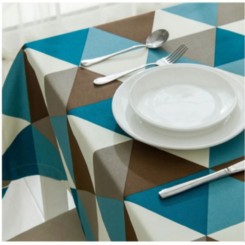 Triangular Splice Colorful Summer Table Cloth Simple Geometric Round Tablecloth
Triangular Splice Colorful Summer Table Cloth Simple Geometric Round Tablecloth