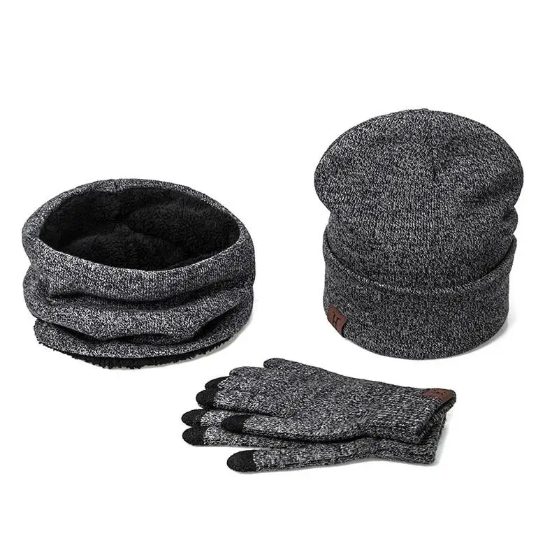 Winter Hat Cycling Comfortable Scarf Durable Gloves Knitted Hat 3PCS Suit Winter Accessories Sets Men&Women Cotton Scarf Suit
Winter Hat Cycling Comfortable Scarf Durable Gloves Knitted Hat 3PCS Suit Winter Accessories Sets Men&Women Cotton Scarf Suit