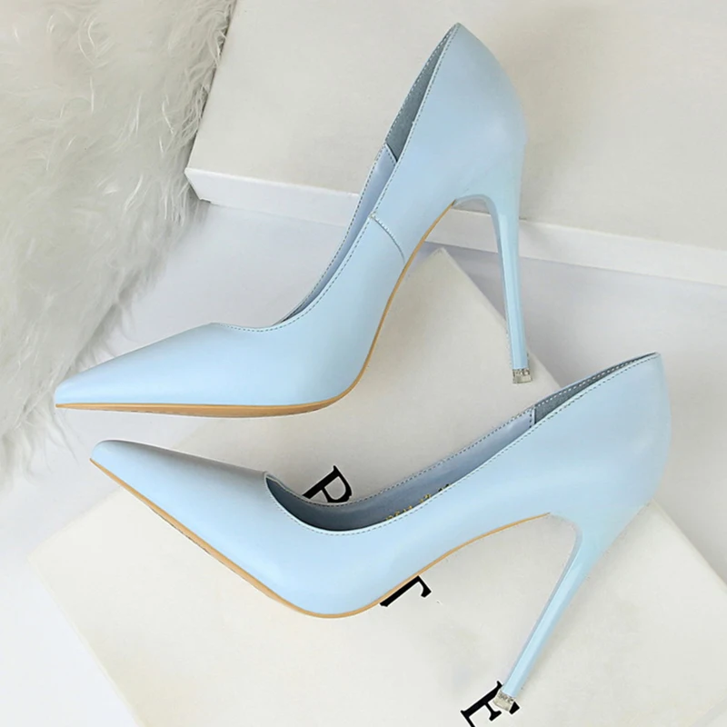 2023 Women Sexy Fetish Thin High Heels Scarpins Female Sweet Yellow Blue Pink Heels Pumps Escarpins Talons Stiletto Bridal Shoes
2023 Women Sexy Fetish Thin High Heels Scarpins Female Sweet Yellow Blue Pink Heels Pumps Escarpins Talons Stiletto Bridal Shoes