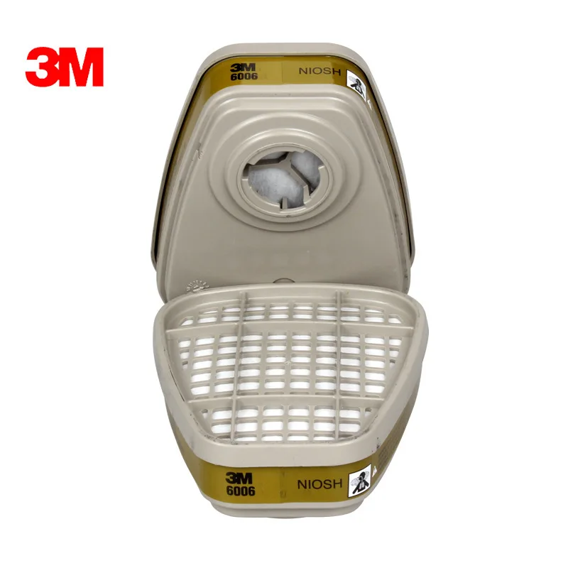 3M картридж с фильтром активированным углем 6001/6003/6006 многогазовый защитный
