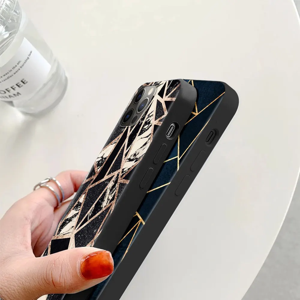 Silicone Case for Apple iPhone 7 8 11 Pro XS Max X 6 Plus 6S 12Mini 11Pro XR Phone Coque Cover Geometric Pattern Of Marble Art
Silicone Case for Apple iPhone 7 8 11 Pro XS Max X 6 Plus 6S 12Mini 11Pro XR Phone Coque Cover Geometric Pattern Of Marble Art