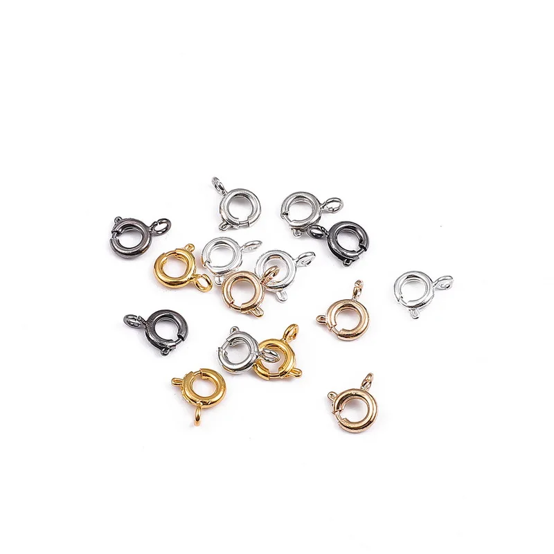 Застежки-карабины для браслетов металлические пружинные ожерелье с пряжкой |
