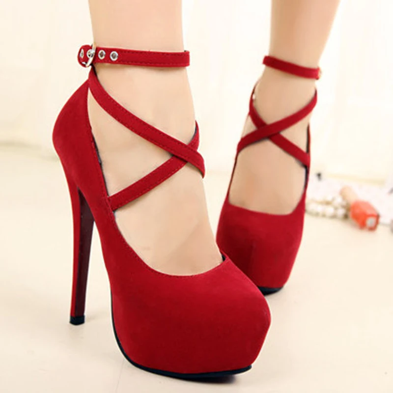Shoes Woman Pumps Cross-Tied Ankle Strap Wedding Party Shoes Platform Dress Women Shoes High Heels Suede Ladies Shoes Plus Size
Shoes Woman Pumps Cross-Tied Ankle Strap Wedding Party Shoes Platform Dress Women Shoes High Heels Suede Ladies Shoes Plus Size