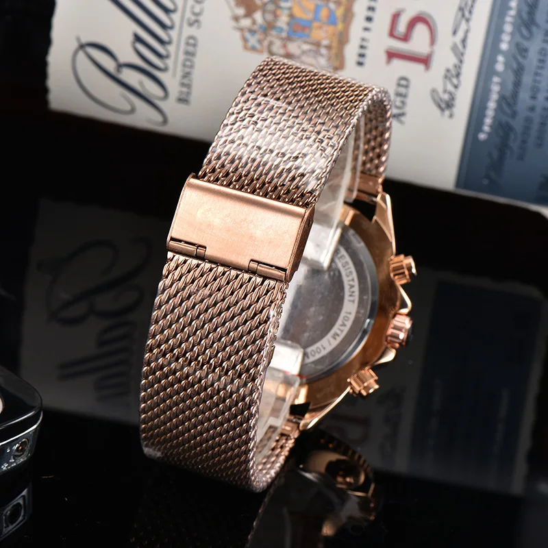 2021 HOT Men's Watch Automatic Quartz Steel Band Watch Luxury Men's Business Watch
2021 HOT Men's Watch Automatic Quartz Steel Band Watch Luxury Men's Business Watch