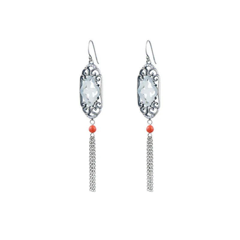 Women's Earrings Small Jewelry-Style Silver Stud Earrings Tassels Ear Stud Long Earrings Drop Earrings Jewelry Earrings
Women's Earrings Small Jewelry-Style Silver Stud Earrings Tassels Ear Stud Long Earrings Drop Earrings Jewelry Earrings