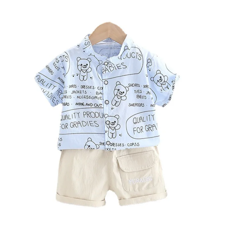 Новинка, летняя одежда для маленьких мальчиков, детская хлопковая рубашка с буквенным принтом, шорты, 2 шт./компл., спортивный костюм для малы...
Новинка, летняя одежда для маленьких мальчиков, детская хлопковая рубашка с буквенным принтом, шорты, 2 шт./компл., спортивный костюм для малы...