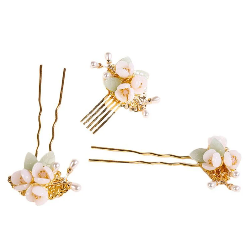 QIANJI Girl's ancient style fringed hairpin hair accessory plate hair stepping ancient costume Hanfu headdress
QIANJI Girl's ancient style fringed hairpin hair accessory plate hair stepping ancient costume Hanfu headdress
