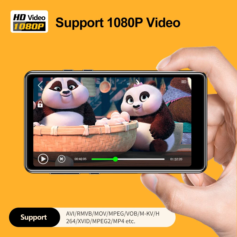 BTSMONE M1 MP3 Player Support Bluetooth 5.0 with High Resolution and Full Touch Screen Built-in Speaker HiFi Lossless Sound
BTSMONE M1 MP3 Player Support Bluetooth 5.0 with High Resolution and Full Touch Screen Built-in Speaker HiFi Lossless Sound