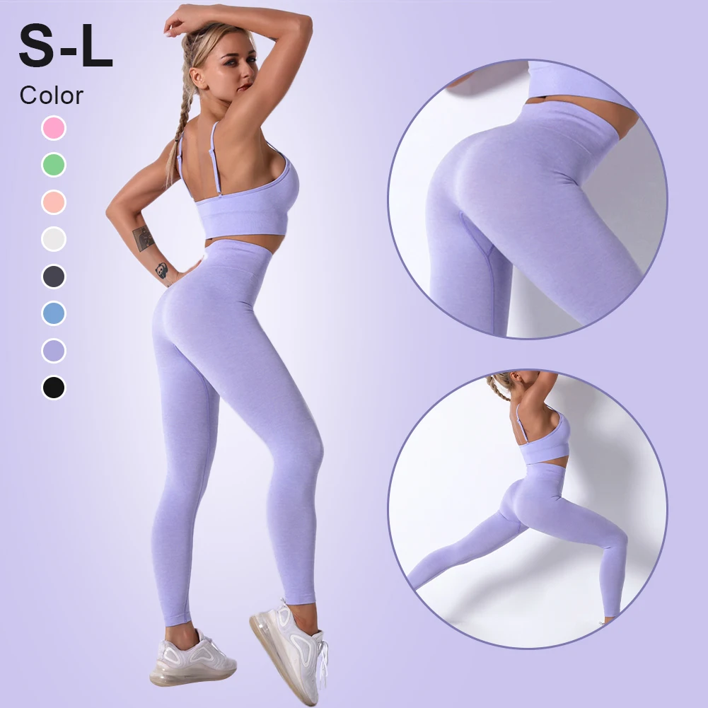 Women's Workout Sets 2 Piece Outfits Seamless Cami Sports Bra High Waisted Leggings Gym Clothes Yoga Outfits Activewear Yoga set
Women's Workout Sets 2 Piece Outfits Seamless Cami Sports Bra High Waisted Leggings Gym Clothes Yoga Outfits Activewear Yoga set