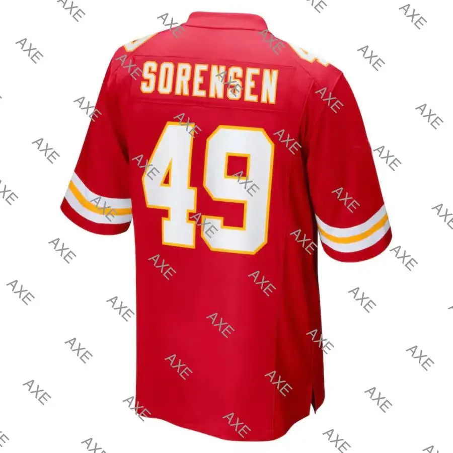 Customized Stitch American Football Jersey Men's 49 Daniel Sorensen Chiefs Men Game Player Jersey
Customized Stitch American Football Jersey Men's 49 Daniel Sorensen Chiefs Men Game Player Jersey