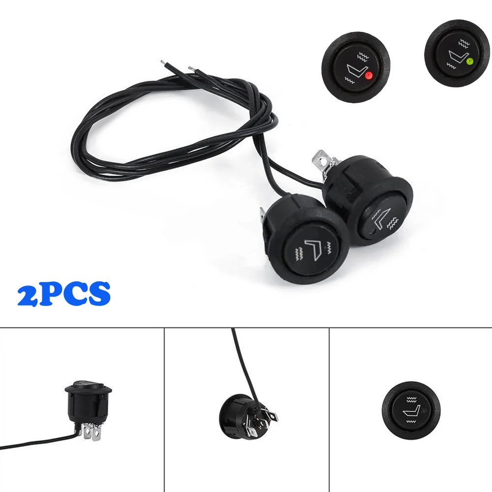 2 Pc 12V Universal Car Seat Heater Switch 3 Pin Round Heated Rocker Hi Low Off Control Warm Fit for All Seats-Car SUV Truck Boat
2 Pc 12V Universal Car Seat Heater Switch 3 Pin Round Heated Rocker Hi Low Off Control Warm Fit for All Seats-Car SUV Truck Boat