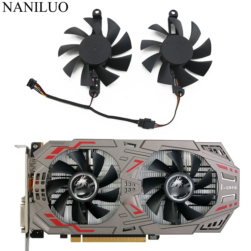75MM P106-100 Cooling Fan For Colorful GTX 960 950 1060 1050Ti GTX960 GTX950 GTX1060 iGame GAMING Video Graphics card Fan
75MM P106-100 Cooling Fan For Colorful GTX 960 950 1060 1050Ti GTX960 GTX950 GTX1060 iGame GAMING Video Graphics card Fan