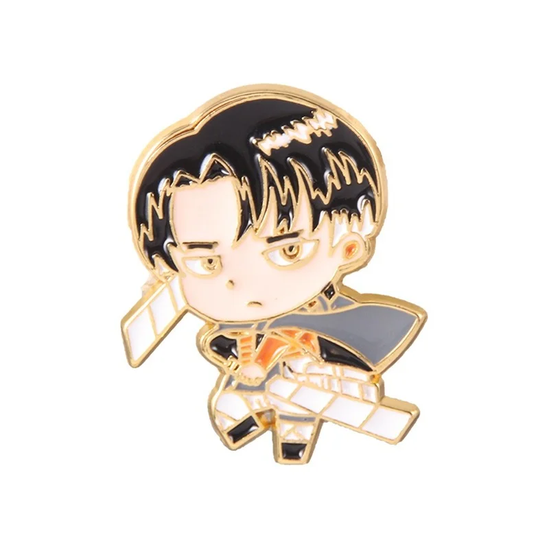 Wholesale 5 Pcs Attack on Titan Pins Japanese Anime Figues Mikasa Ackerman Eren Jaeger Alloy Pin for Women Men Jewelry Gifts
Wholesale 5 Pcs Attack on Titan Pins Japanese Anime Figues Mikasa Ackerman Eren Jaeger Alloy Pin for Women Men Jewelry Gifts