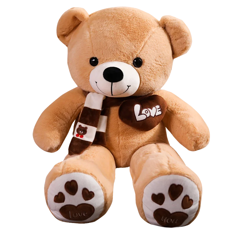 Huge Lover Teddy Bear Plushies Scarf Bear Stuffed Animals Plush Toys 4 Colors Kawaii Pillow Kids Birthday Baby Gifts
Huge Lover Teddy Bear Plushies Scarf Bear Stuffed Animals Plush Toys 4 Colors Kawaii Pillow Kids Birthday Baby Gifts