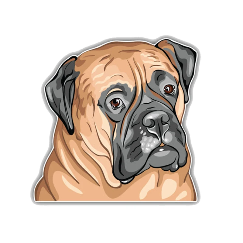 Bullmastiff Dog Head Car Sticker Automobiles Motorcycles Exterior Accessories Reflective Vinyl Decals for KIA Nissan,14cm*14cm
Bullmastiff Dog Head Car Sticker Automobiles Motorcycles Exterior Accessories Reflective Vinyl Decals for KIA Nissan,14cm*14cm