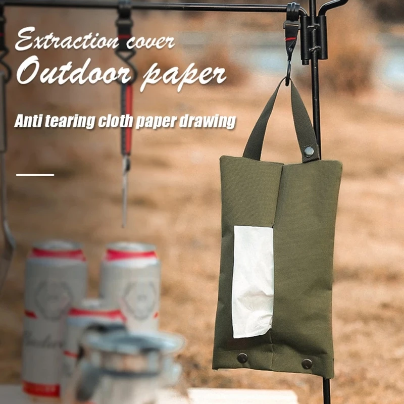 Outdoor Camping Hanging Tissue Cover Picnic Kitchen Toilet Paper Bag Protable Face Napkin Holder 
Outdoor Camping Hanging Tissue Cover Picnic Kitchen Toilet Paper Bag Protable Face Napkin Holder