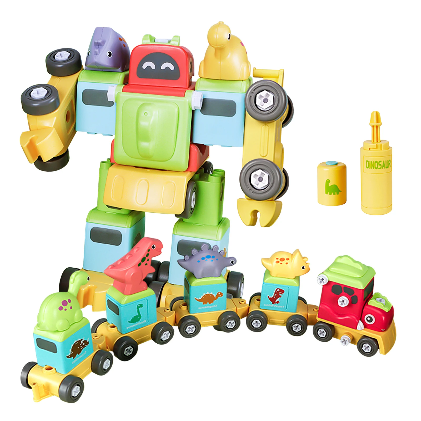 77 шт., Детский обучающий конструктор «робот» 
77 шт., Детский обучающий конструктор «робот»