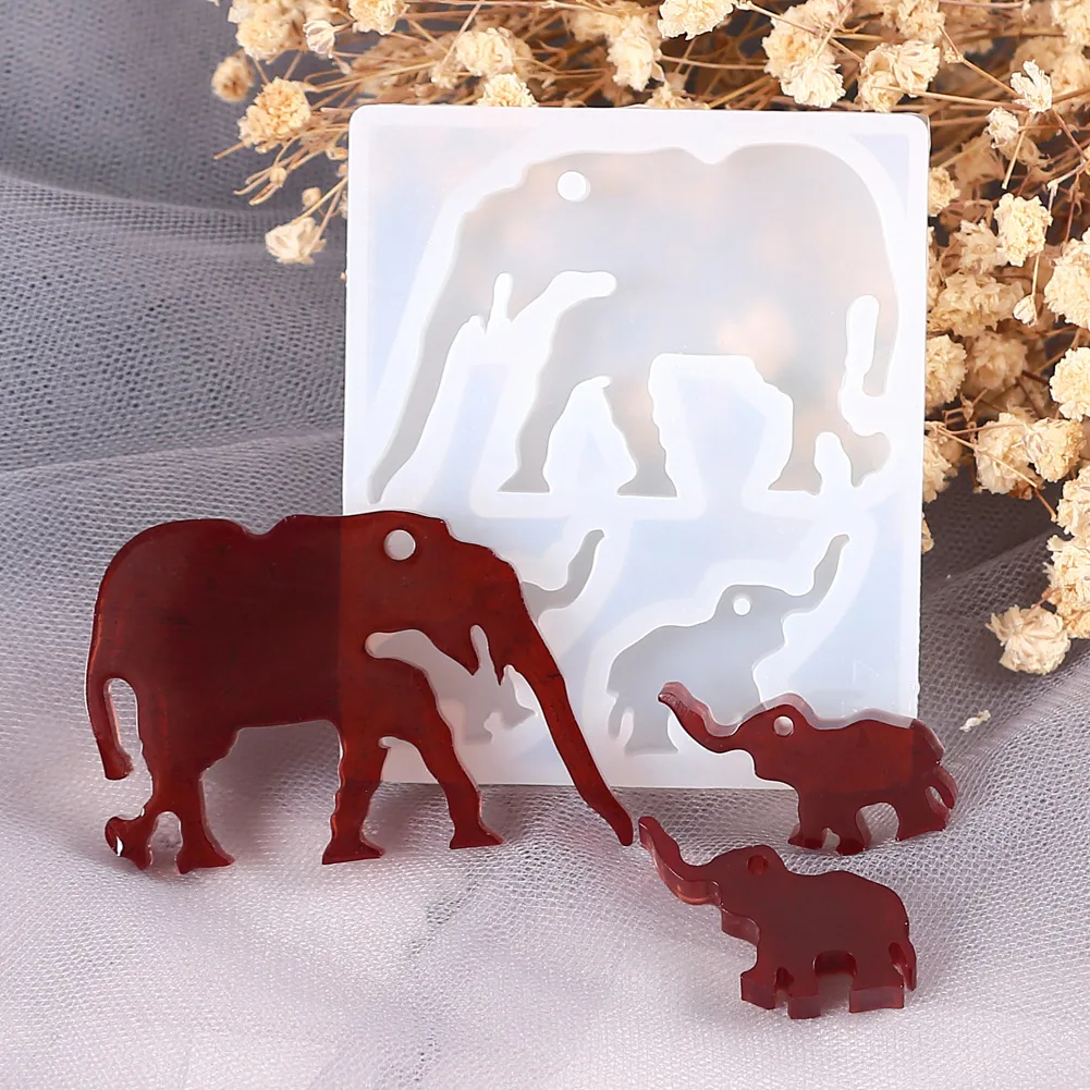 DIY Crystal Epoxy Animal Series Elephant Chick Camel Dinosaur Silicone Mold Making for Hang Tag Pendant with Hole
DIY Crystal Epoxy Animal Series Elephant Chick Camel Dinosaur Silicone Mold Making for Hang Tag Pendant with Hole