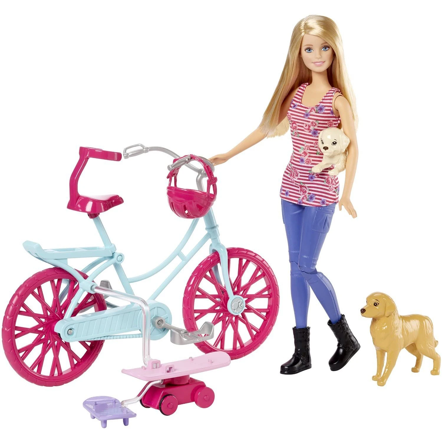 Barbie and Her Sisters in The Great Puppy Adventure Barbie und Fahrrad Spielset, keine Angabe Children Toy Birthday Gift
Barbie and Her Sisters in The Great Puppy Adventure Barbie und Fahrrad Spielset, keine Angabe Children Toy Birthday Gift
