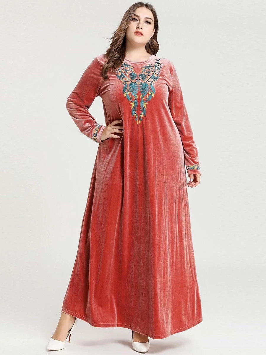 Velvet Abaya Islamic Muslim Dress Hijab Dresses Tesettur Elbise Robe Musulmane Longue Caftan Vestidos Moroccan Kaftan Abayas
Velvet Abaya Islamic Muslim Dress Hijab Dresses Tesettur Elbise Robe Musulmane Longue Caftan Vestidos Moroccan Kaftan Abayas