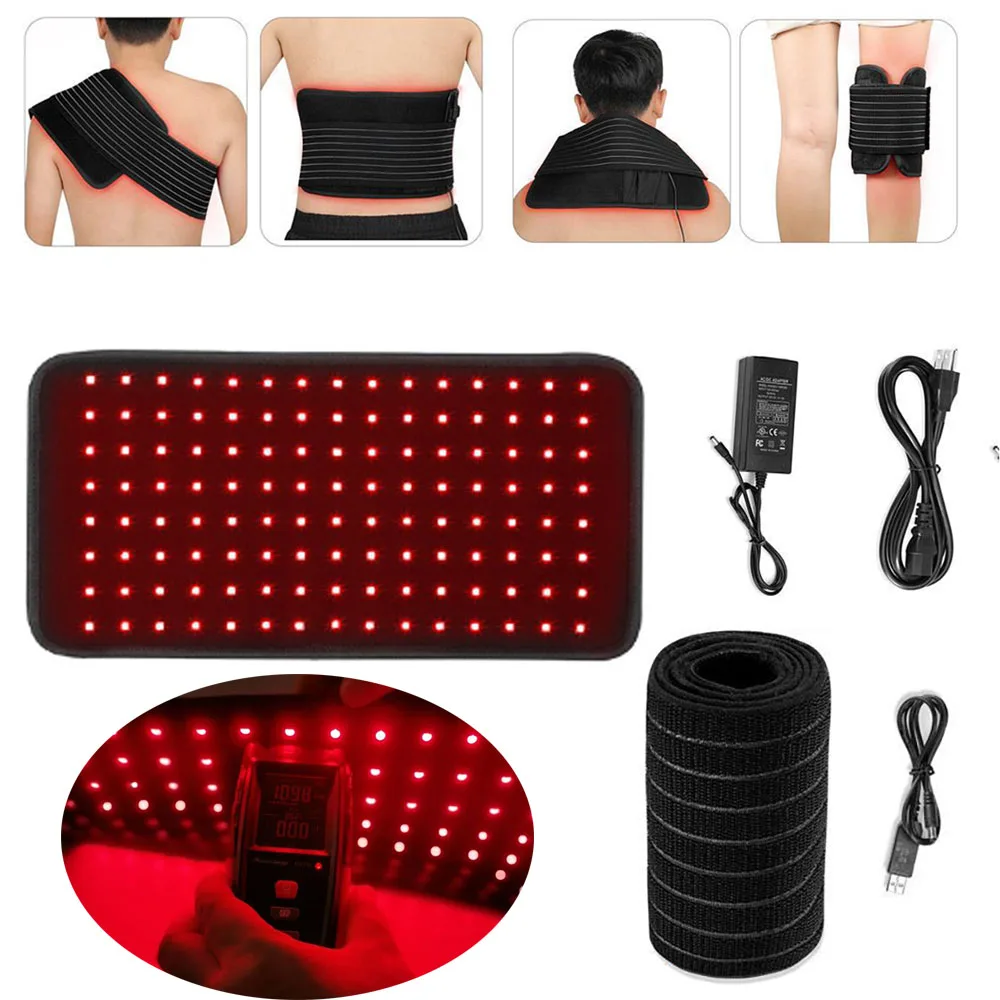 Red Light Therapy Infrared Device 650nm 850nm Warp Muscle Pain Relief Deep Treatment Back Leg Arthritis Therapy Belt Devices
Red Light Therapy Infrared Device 650nm 850nm Warp Muscle Pain Relief Deep Treatment Back Leg Arthritis Therapy Belt Devices