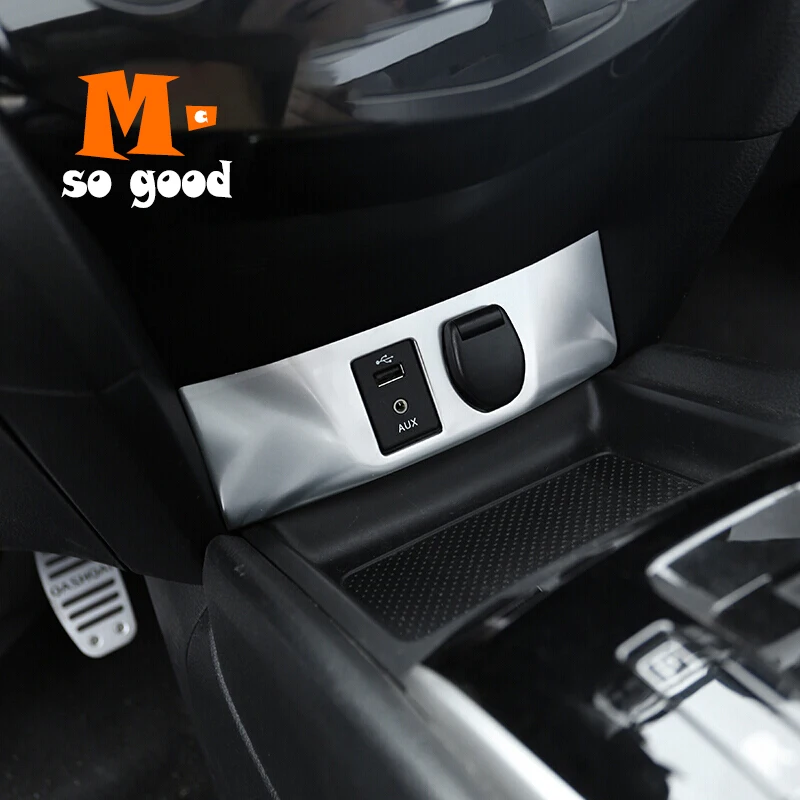 Trim Cover Chrome Accessories AUX USB ABS 2014 15 16 2017 for Nissan X-trail Xtrail T32 Rogue Cigarettes Lighter Panel Frame
Trim Cover Chrome Accessories AUX USB ABS 2014 15 16 2017 for Nissan X-trail Xtrail T32 Rogue Cigarettes Lighter Panel Frame