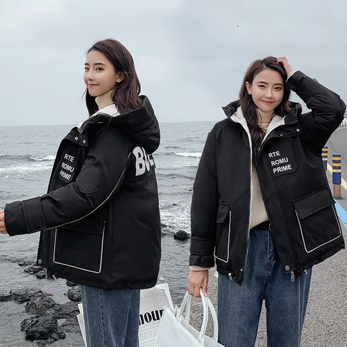 Down Cotton Ins Loose Cotton-padded Women's Warm Jackets Women Winter 2019 Autumn Winter Jackets Zipper Quilted Pocket Coat
Down Cotton Ins Loose Cotton-padded Women's Warm Jackets Women Winter 2019 Autumn Winter Jackets Zipper Quilted Pocket Coat