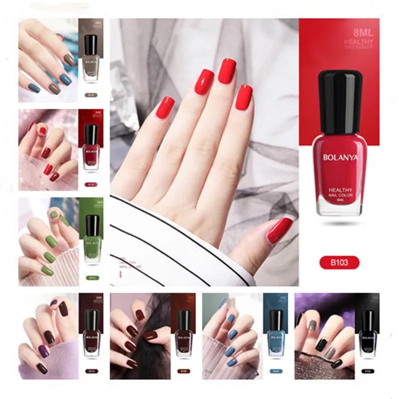 8ml Manicure Nail Art Tearable Quick Dry Normal Without Lamp Nail Polish Glitter Sequins Uv Varnish Matte Watercolor Drops Nails
8ml Manicure Nail Art Tearable Quick Dry Normal Without Lamp Nail Polish Glitter Sequins Uv Varnish Matte Watercolor Drops Nails
