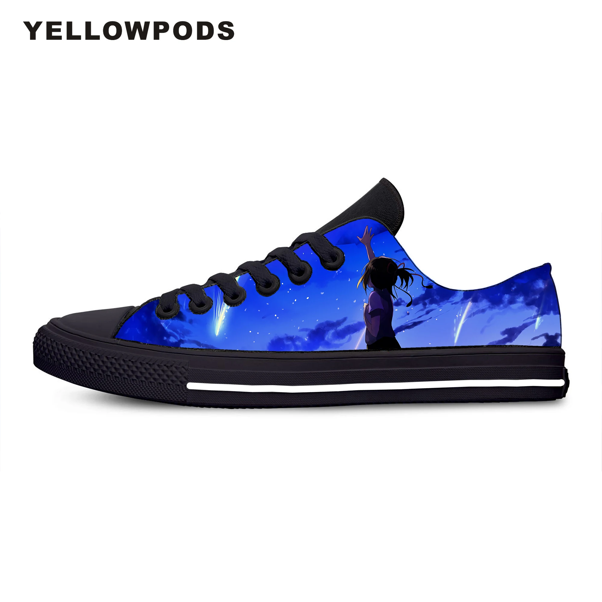 Flats Classic Canvas Shoes Hot Cute Handiness Youth Moving Movie Your Name Women Woman Black Flats 3D Print Casual Fashion Shoes
Flats Classic Canvas Shoes Hot Cute Handiness Youth Moving Movie Your Name Women Woman Black Flats 3D Print Casual Fashion Shoes