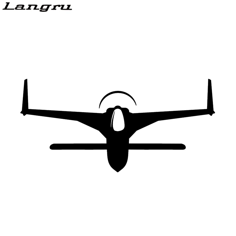 Langru 17 см x 8 2 длинная наклейка EZ Classic Rutan домашний самолёт автомобиль автомобильные