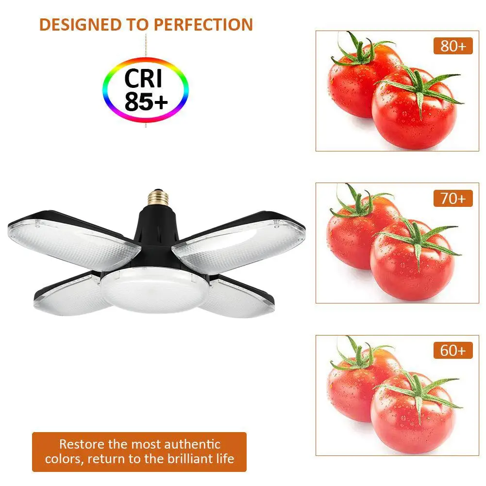 Garage Light Foldable Durable LED Ceiling Light Daylight Floodlight for Ceiling Light for Garage/Attic/ Basement/Home LED Lamp
Garage Light Foldable Durable LED Ceiling Light Daylight Floodlight for Ceiling Light for Garage/Attic/ Basement/Home LED Lamp