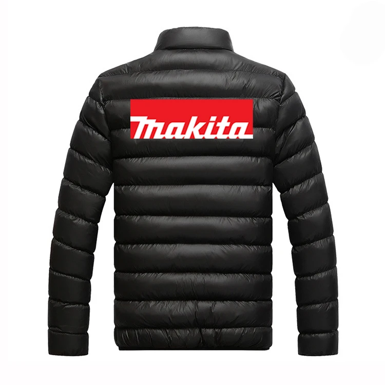 2021 Spring Autumn Makita Logo Print Jacket Male Casual commission Padded Coats College Men's Zipper Warm Hip Hop Zipper Tops
2021 Spring Autumn Makita Logo Print Jacket Male Casual commission Padded Coats College Men's Zipper Warm Hip Hop Zipper Tops