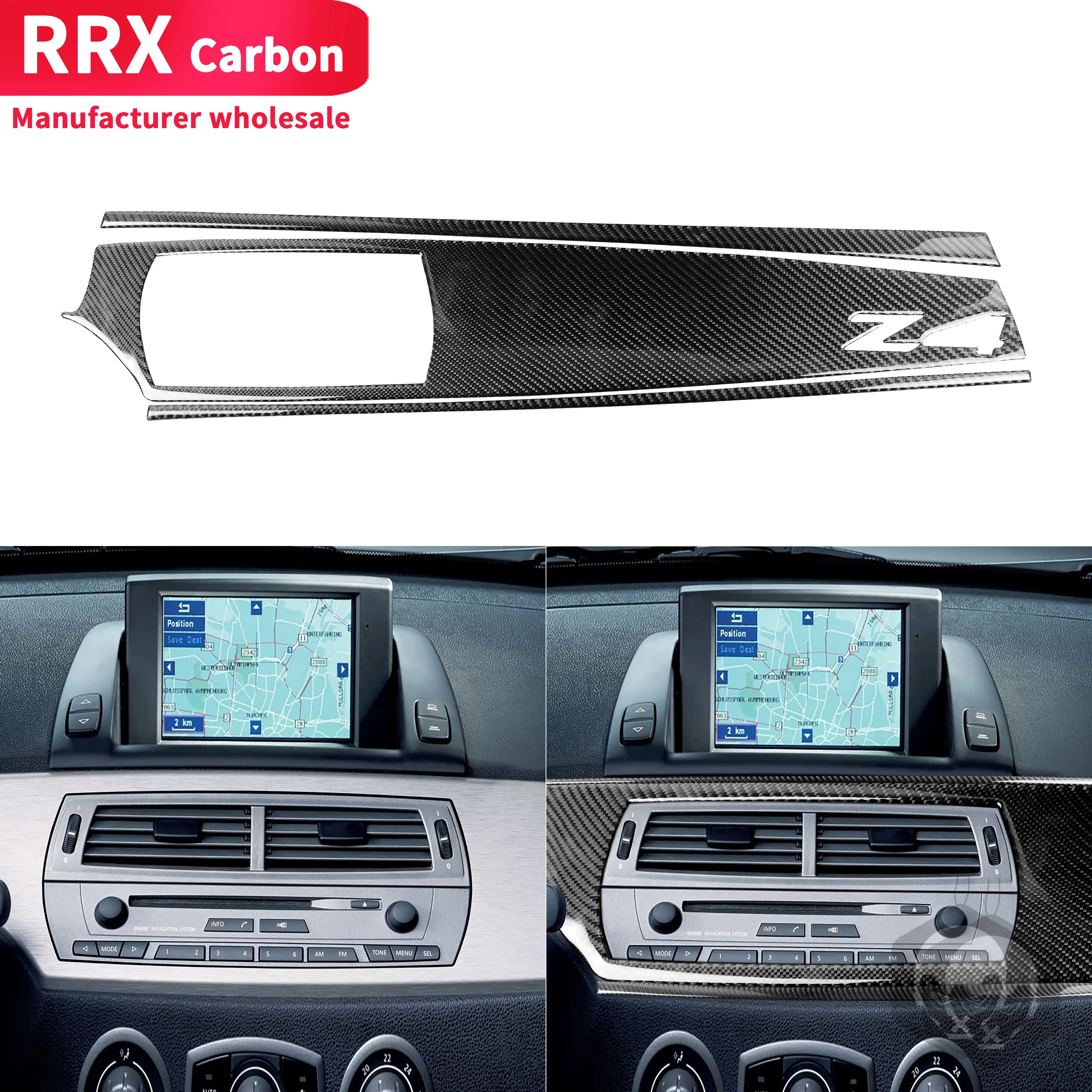 For BMW Z4 E85 2003 2004 2005 2006 2007 2008 Black Color Carbon Fiber Stickers Central Control Dashboard Panel Interiors Trims
For BMW Z4 E85 2003 2004 2005 2006 2007 2008 Black Color Carbon Fiber Stickers Central Control Dashboard Panel Interiors Trims