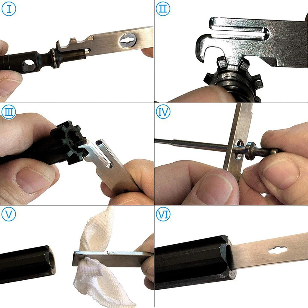 1pc Portable M4 BCG Carbon Scraper Tool Multi-Scraper Bolt Cleaning Remove Fouling and Build-Up for Maintenance Cleaning
1pc Portable M4 BCG Carbon Scraper Tool Multi-Scraper Bolt Cleaning Remove Fouling and Build-Up for Maintenance Cleaning