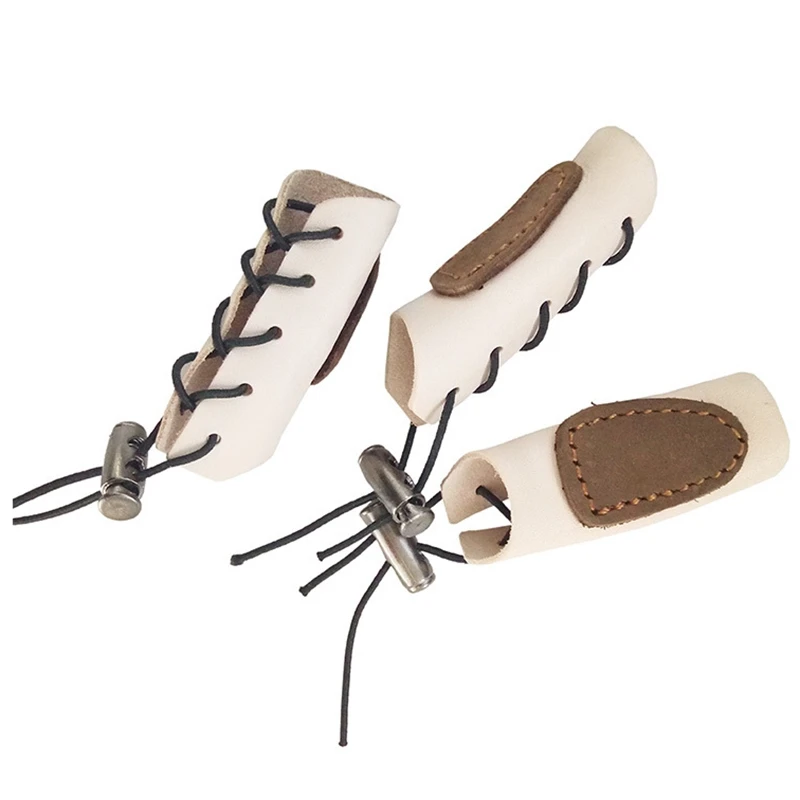 Hunting Finger Guard A Set of Three Brown and White PU Archery Hunting Independent Finger Guards for Hunting
Hunting Finger Guard A Set of Three Brown and White PU Archery Hunting Independent Finger Guards for Hunting