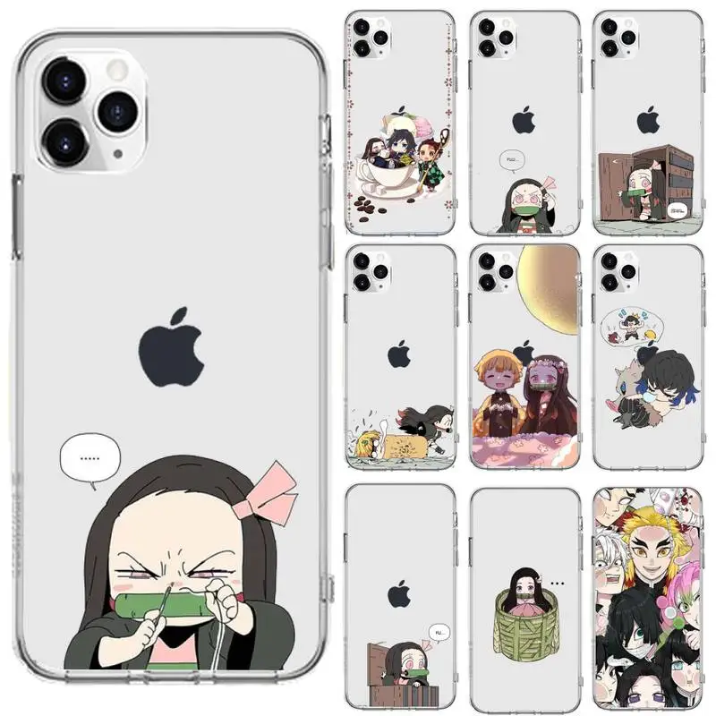 cute Demon Slayer Phone Case For iphone 13 12 11 8 7 plus mini x xs xr pro max Transparent soft
cute Demon Slayer Phone Case For iphone 13 12 11 8 7 plus mini x xs xr pro max Transparent soft