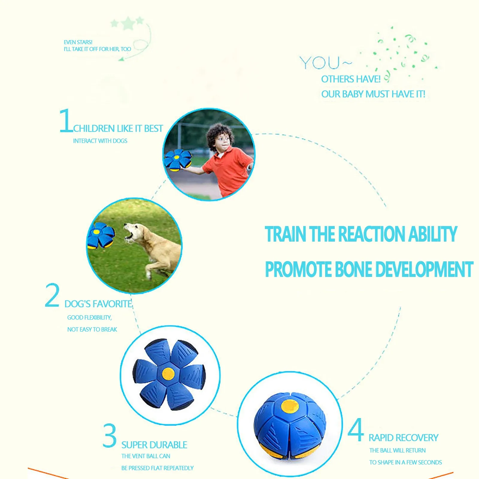 Flat Deformation Ball Flying Saucer Shape Glowing Toy Outdoor Bouncing Ball With Light Rebound Bouncing Ball Outdoor Toy
Flat Deformation Ball Flying Saucer Shape Glowing Toy Outdoor Bouncing Ball With Light Rebound Bouncing Ball Outdoor Toy