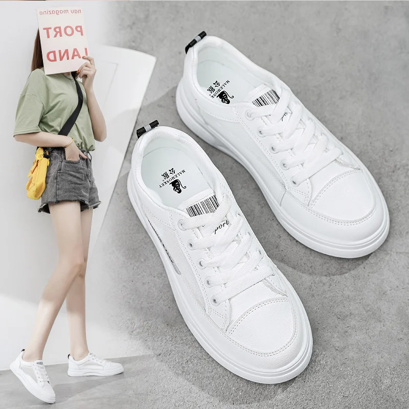 Summer Platform Women Shoes White Flats 2021 Summer Outdoor Fashion Casual Hollow Out Lace up Comfortable Sport Female Sneakers
Summer Platform Women Shoes White Flats 2021 Summer Outdoor Fashion Casual Hollow Out Lace up Comfortable Sport Female Sneakers