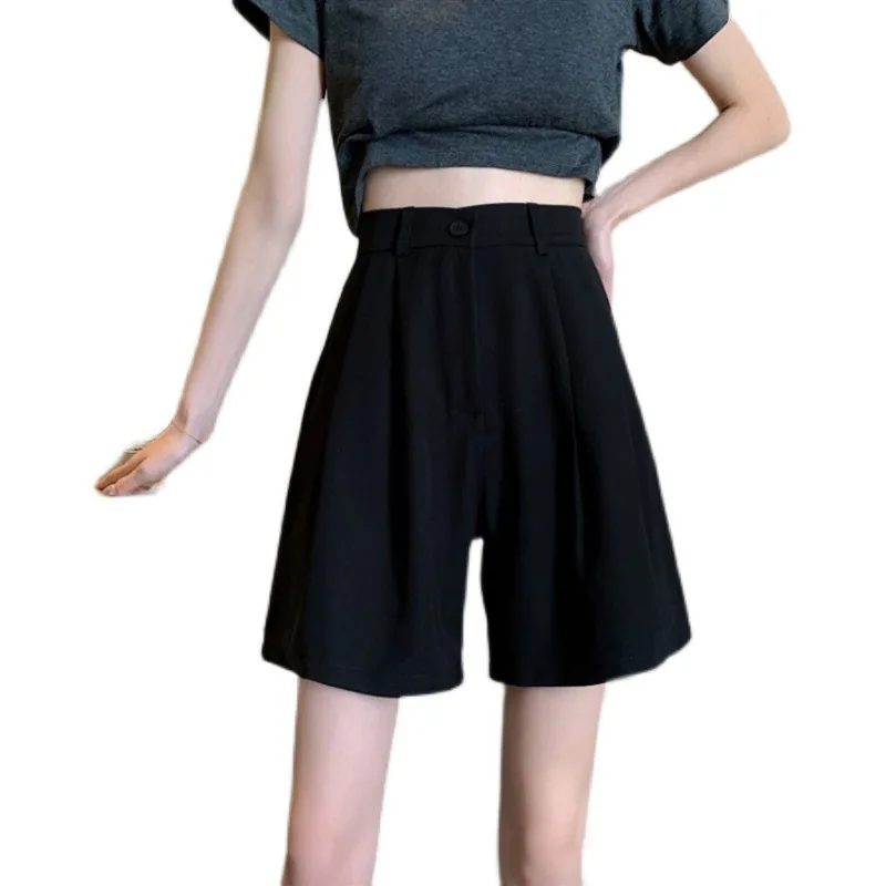 Women's suit pants high waist straight pants loose Korean casual pants summer shorts loose wide-leg pants
Women's suit pants high waist straight pants loose Korean casual pants summer shorts loose wide-leg pants