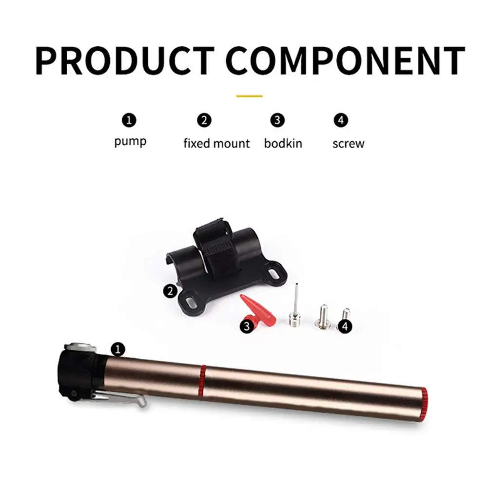 Mini Portable Air Pump Bike Inflator Super Lightweight MTB Road Bike Cycling Pump Bicycle Accessories Bicycle Tire Pump
Mini Portable Air Pump Bike Inflator Super Lightweight MTB Road Bike Cycling Pump Bicycle Accessories Bicycle Tire Pump